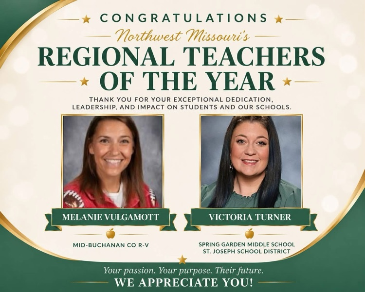 Melanie Vulgamott, teacher of the year