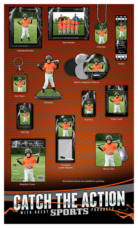 sports photos. orange jerseys