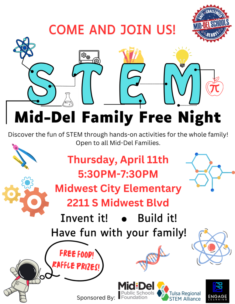 Mid-Del Hosts FREE STEM Night for Mid-Del Families