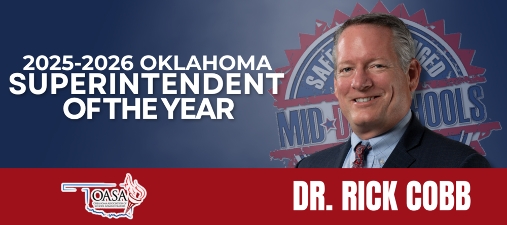 MID-DEL PUBLIC SCHOOLS SUPERINTENDENT NAMED 2026 OASA STATE SUPERINTENDENT OF THE YEAR