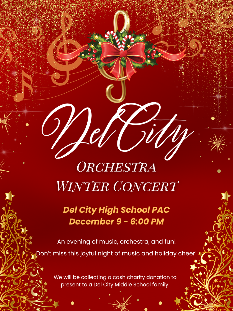 Del City Orchestra Winter Concert, December 9, 2025 at 6:00 pm at DCHS