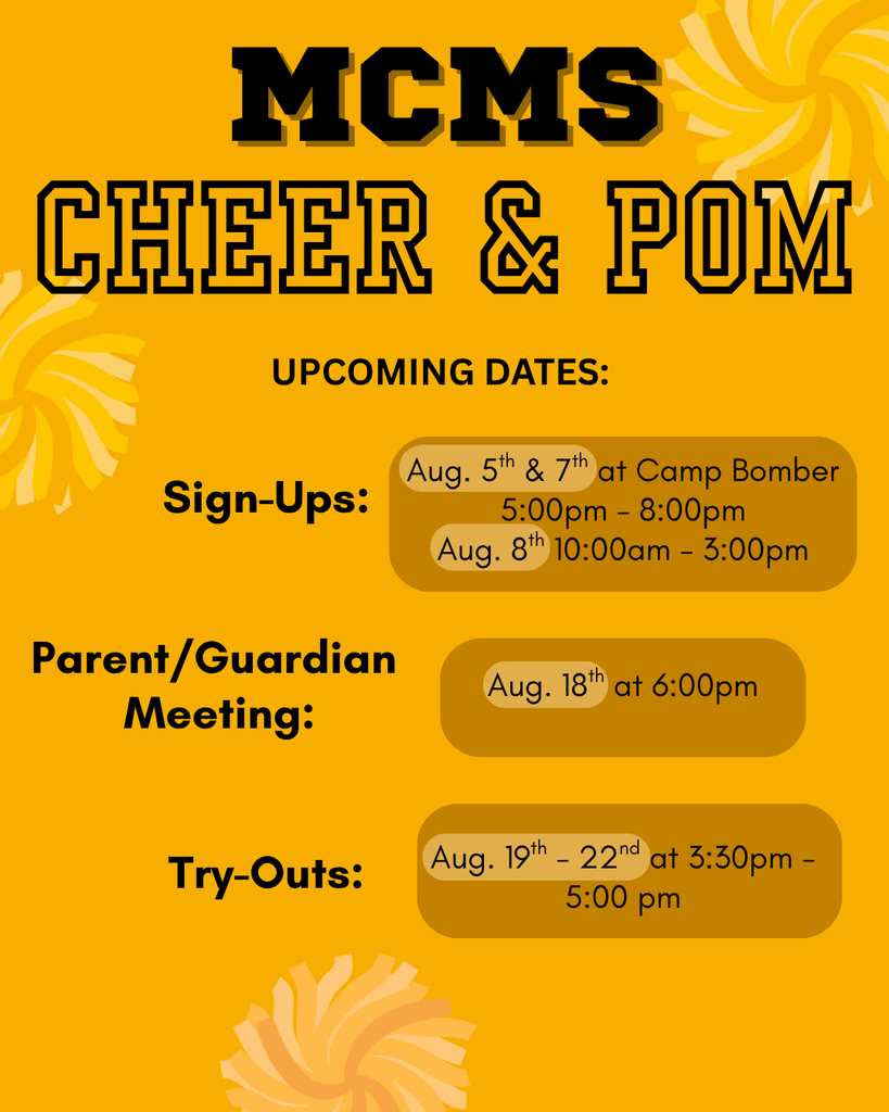 Cheer and Pom Dates