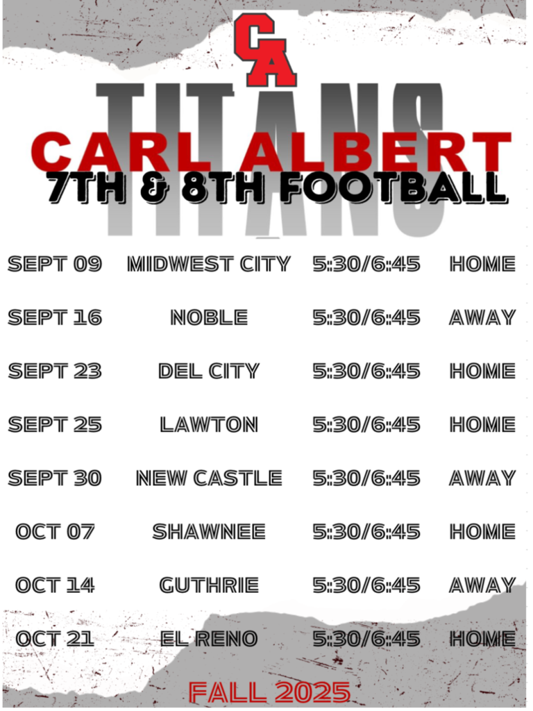 7TH AND 8TH GRADE FOOTBALL