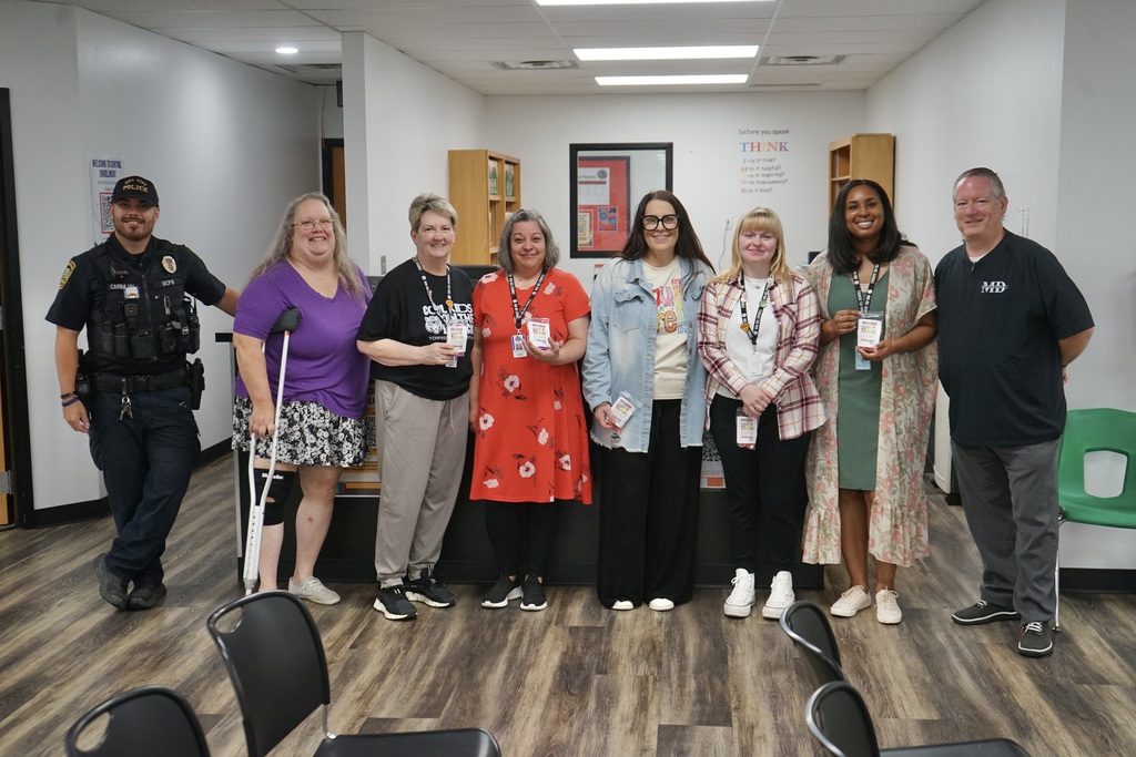 Today, Dr. Cobb stopped by to thank our Student Accounting team for their dedication and hard work this summer.