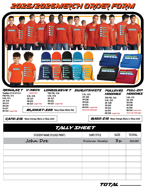 Cardinal Merch Order Form