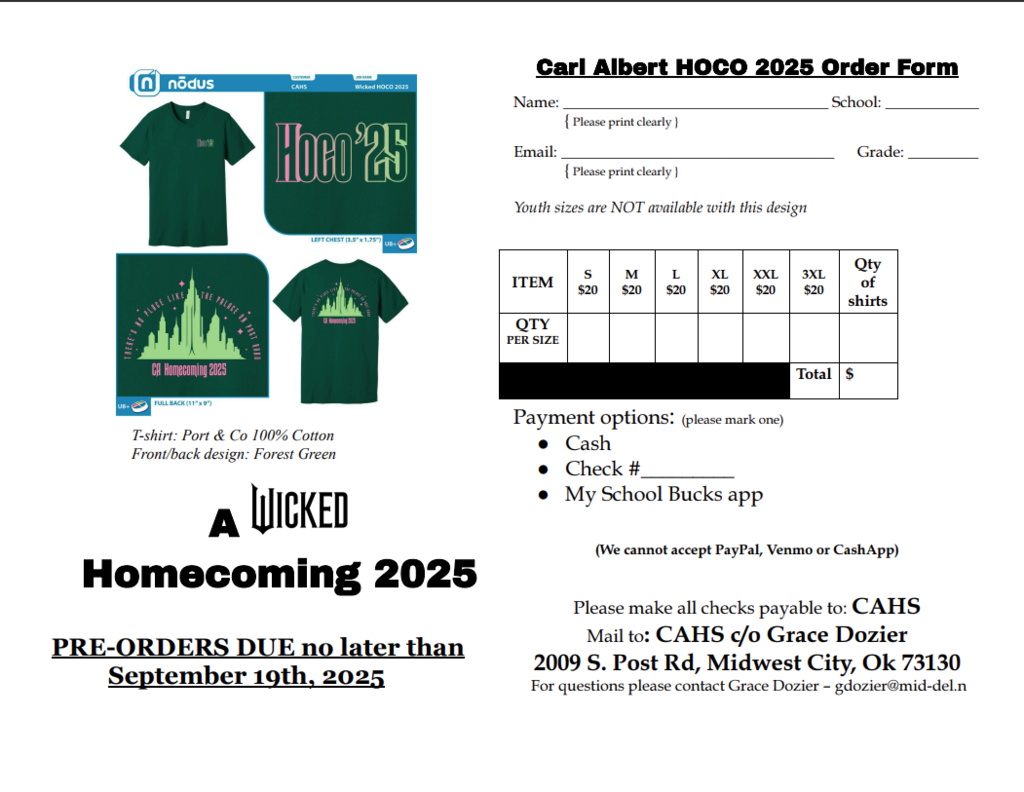 CAHS HOCO Shirt
