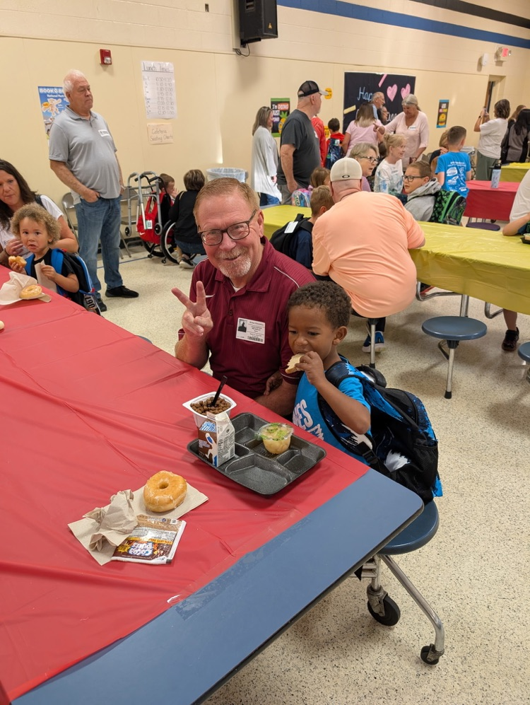 Picture of Donuts with Grandparents celebration.
