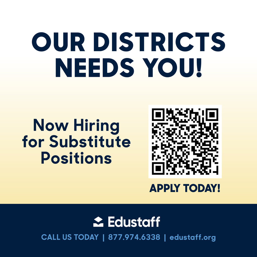 We are now hiring substitute positions