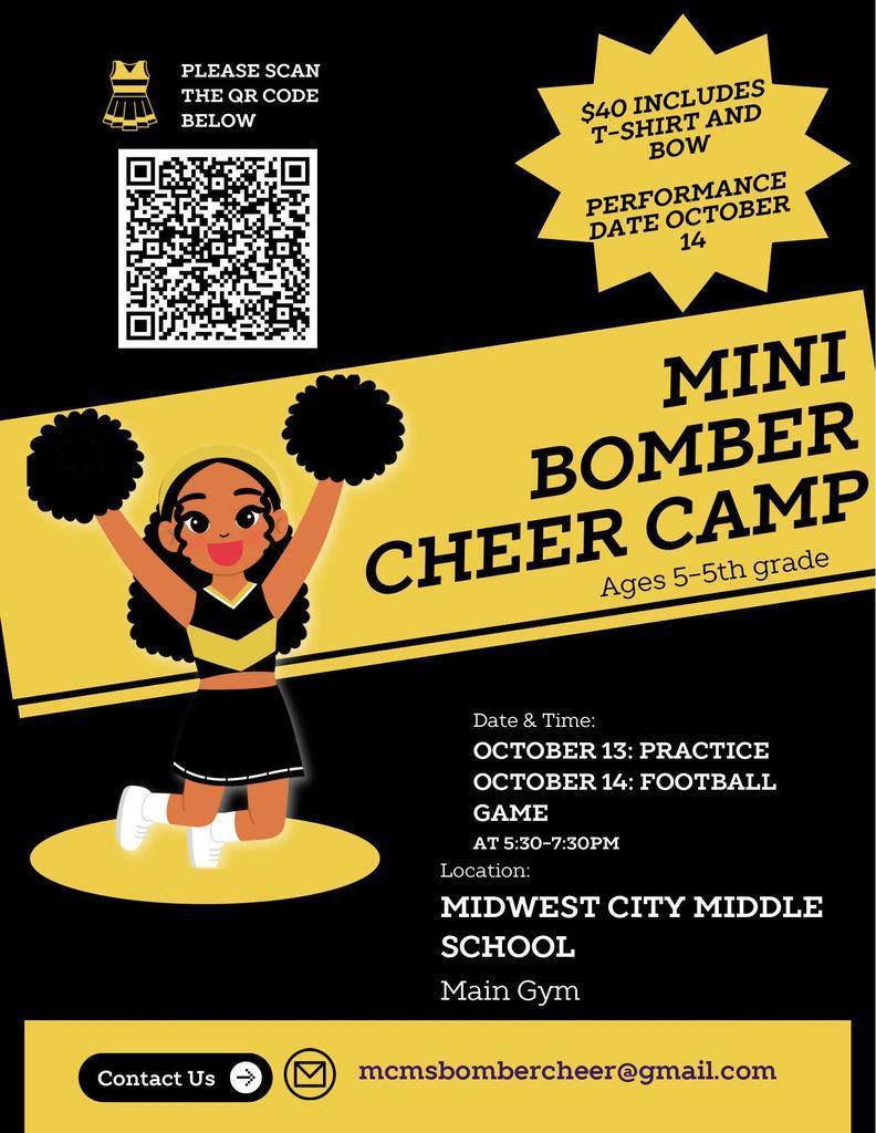 Bomber Cheer Camp