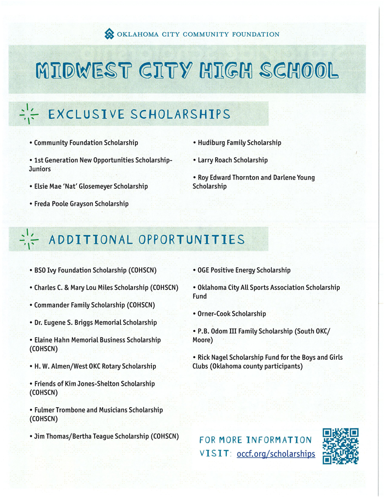 MCHS Scholarship Info