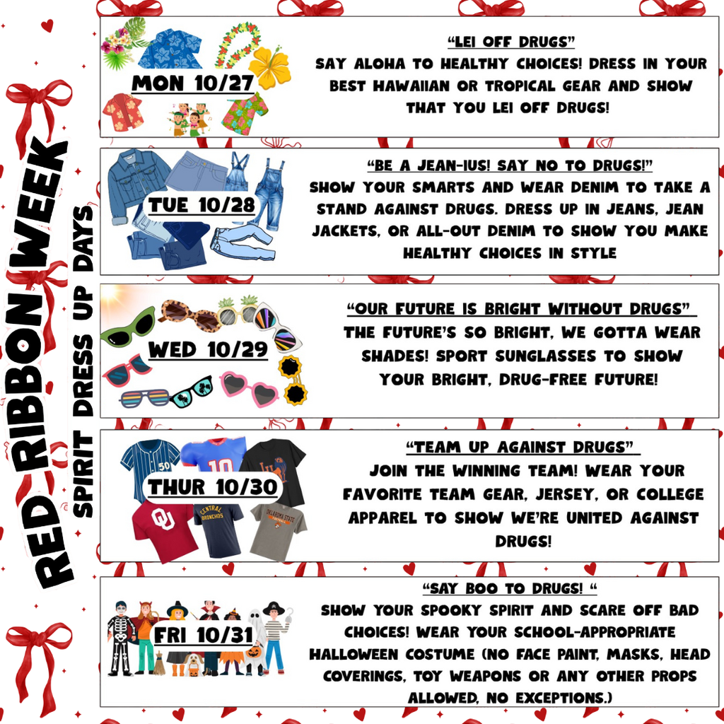 Red Ribbon Week dress up days