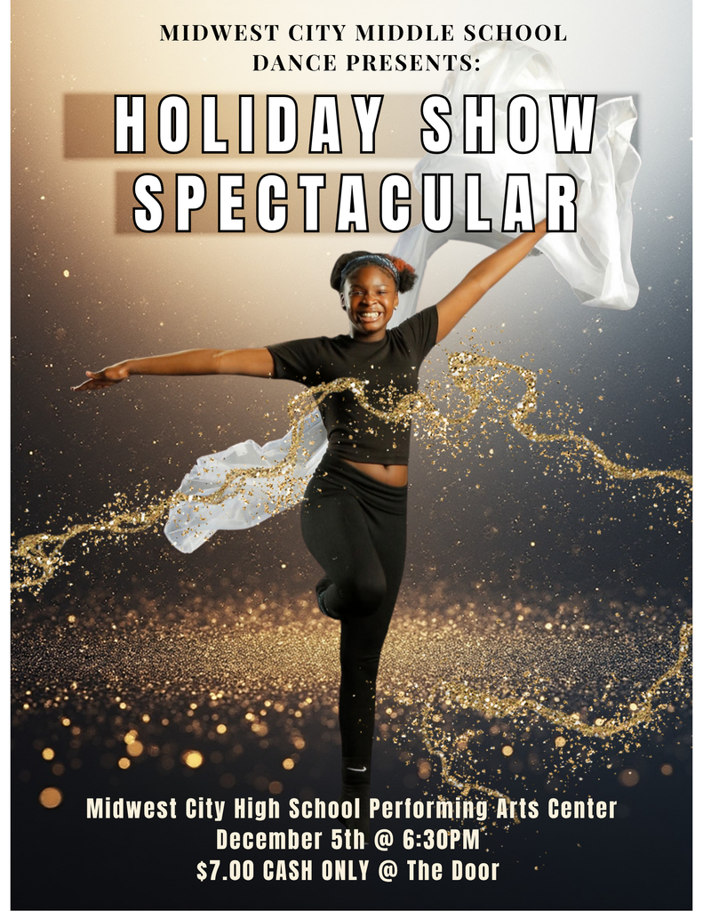 Teenage girl in a dance pose with her arms outstretched and a big smile on her face