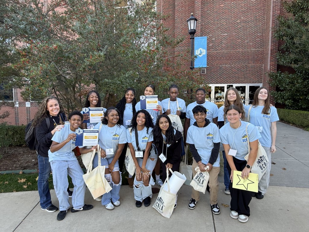Yesterday, students from Del City High School and Midwest City High School attended the University of Central Oklahoma Leadership Academy. This program helps freshmen build leadership skills and get early exposure to college life. We are proud that four students earned scholarships. Three students received $1,000 awards, and one student received a $500 award. Students who choose to attend UCO will get to use their scholarships. Congratulations to our students! #rollchos #mdurpose