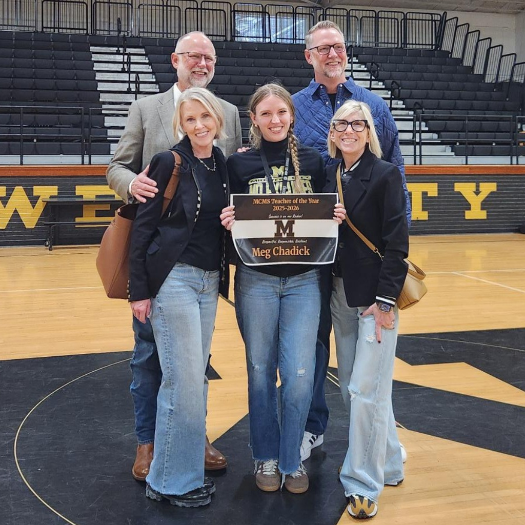 Ms. Chadick with her parents and aunt and uncle