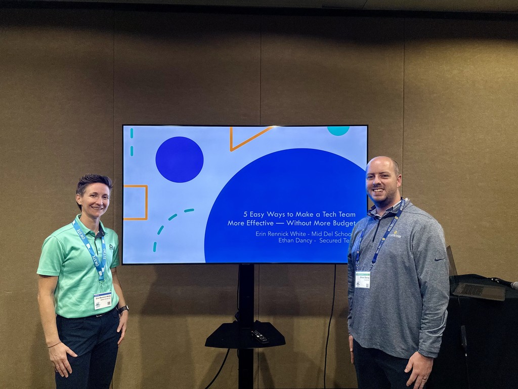 Our Technology and Teaching & Learning teams are leveling up! Members from both departments attended and presented at this week’s OKSTE Conference, where innovators from across Oklahoma shared ways to power up classrooms through tech. Our Mid-Del teams are helping shape the future of digital learning! #OKSTE2025 #EdTech #mdpurpose