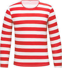 red and white shirt