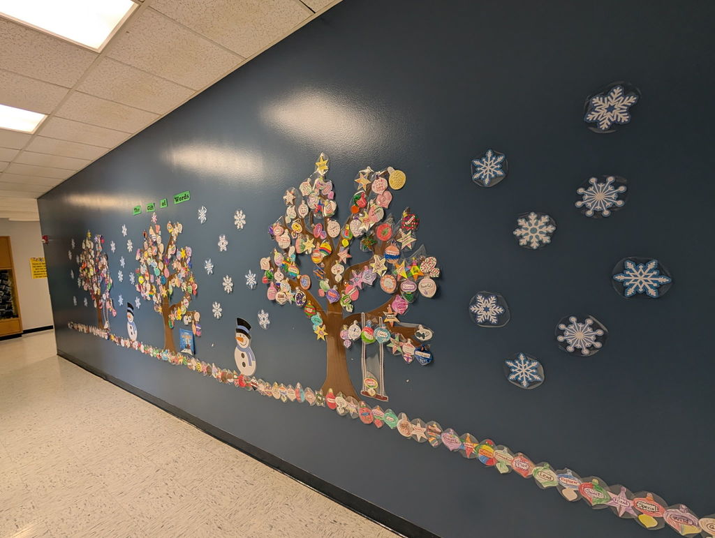 Image of Bluejays positive words display.