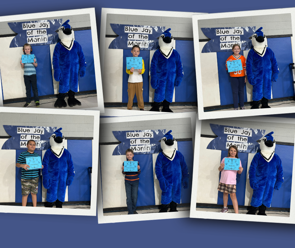 Images of Barnes Students of the month for January.