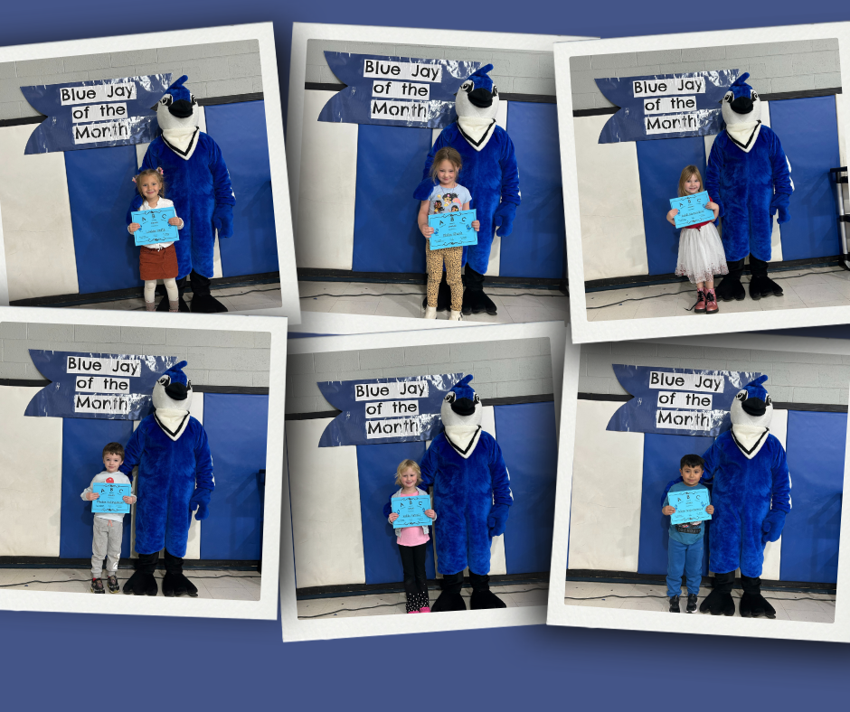 Images of Barnes Students of the month for January.