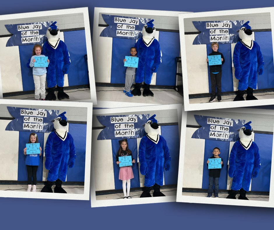 Images of Barnes Students of the month for January.