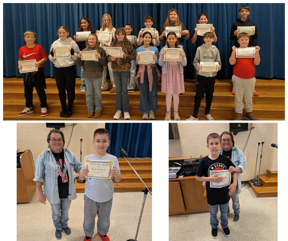 Image of Barnes Honor Roll recipients.