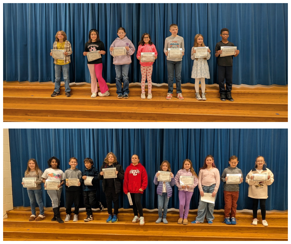 Image of Barnes Honor Roll recipients.