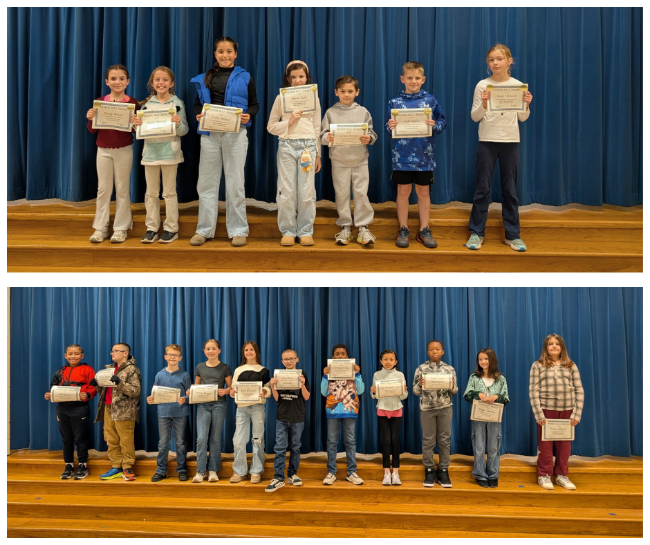 Image of Barnes Honor Roll recipients.