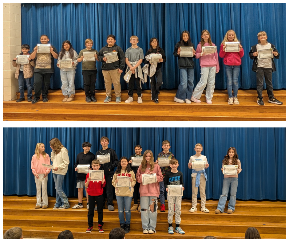 Image of Barnes Honor Roll recipients.