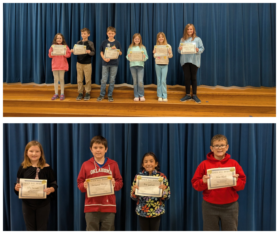 Image of Barnes Honor Roll recipients.