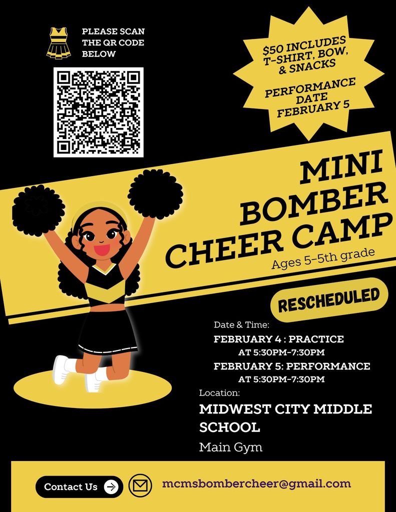 Mini Bomber Cheer Camp