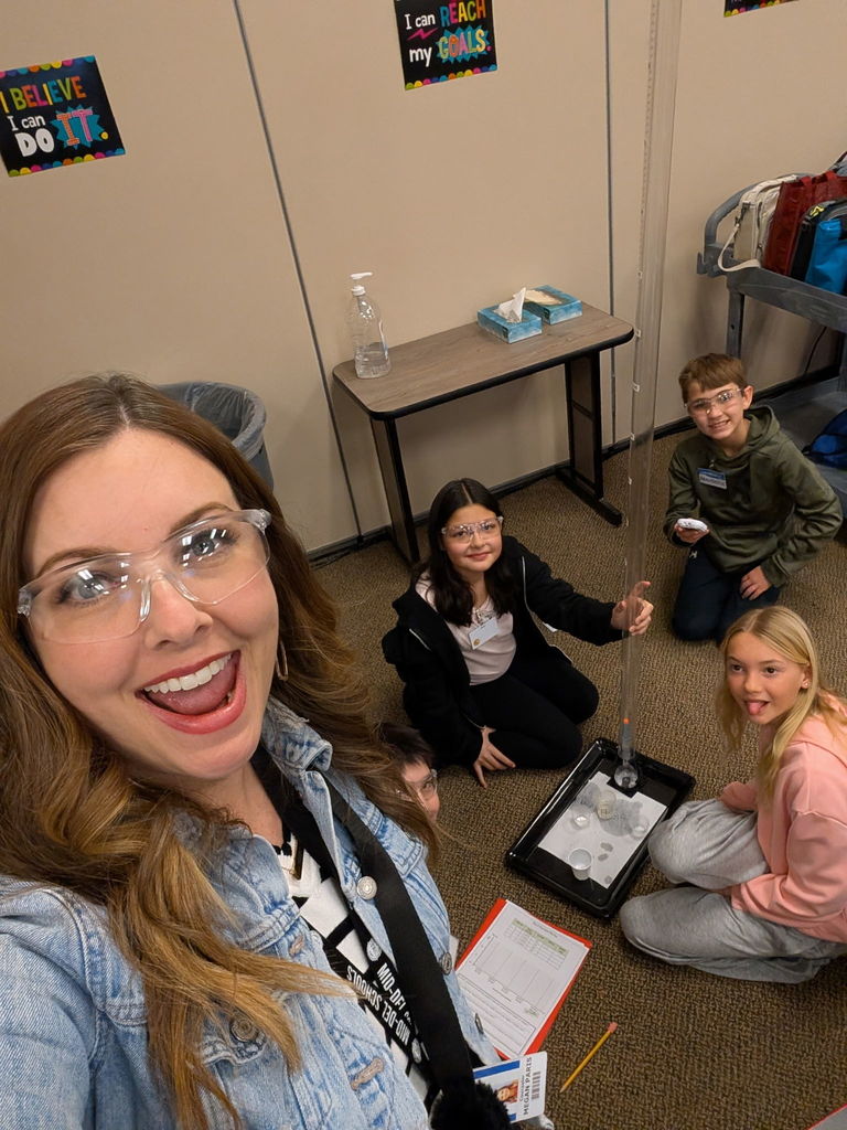 Image of students participating at Star Base.