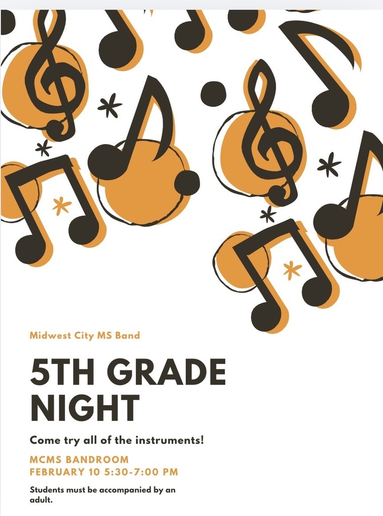 black music notes with orange shadowing