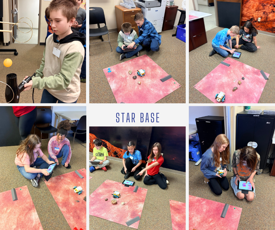 Image of students participating at Star Base.
