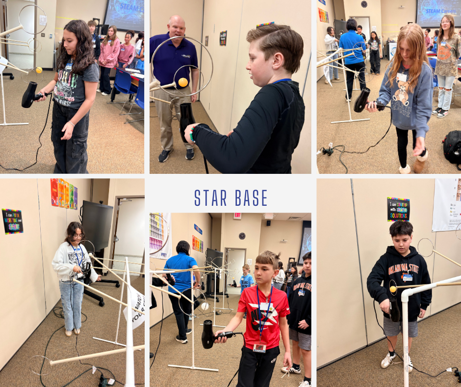 Image of students participating at Star Base.