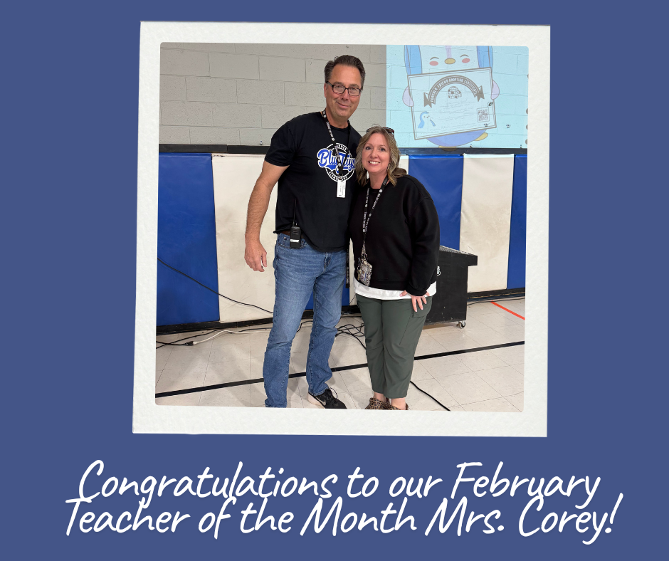 Image of Mrs. Corey and Mr. Becker.