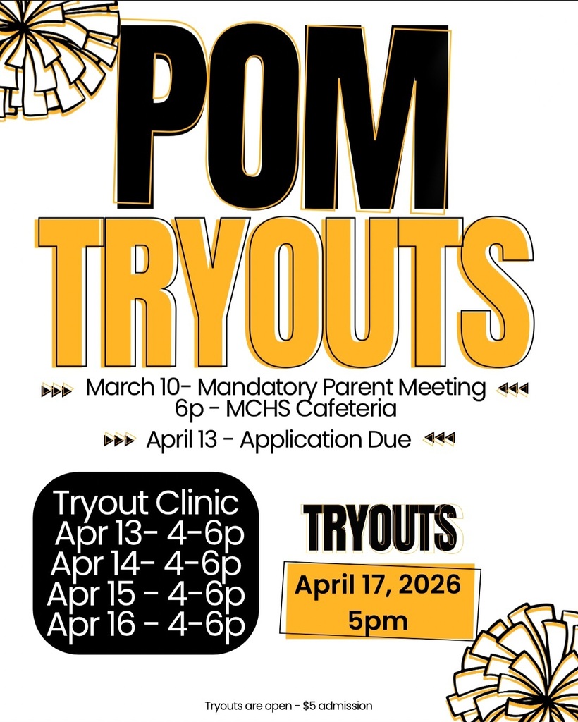 POM tryout date and times