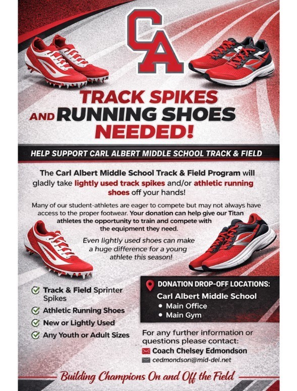 Track shoes needed