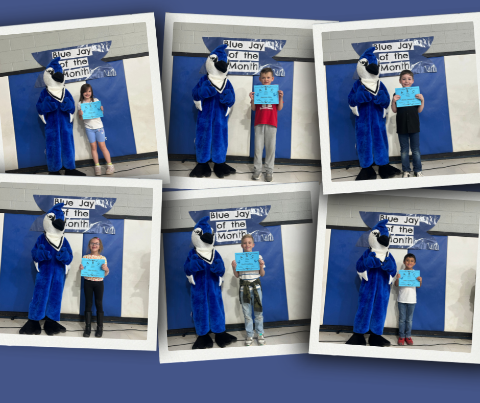 Images of our Students of the Month for March.  