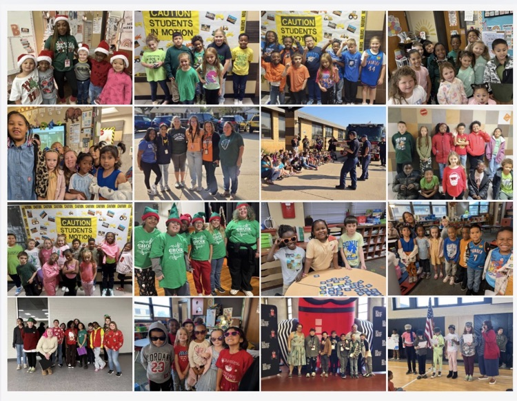 Collage of student photos from the year.