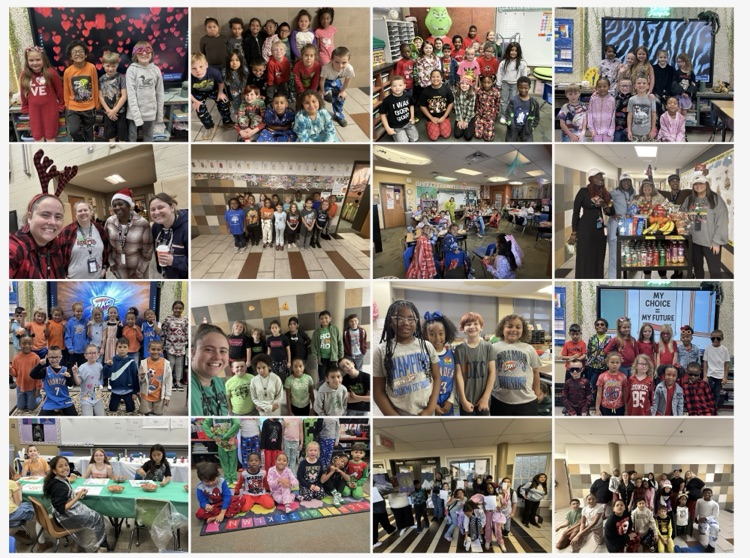 student photos collage from the year