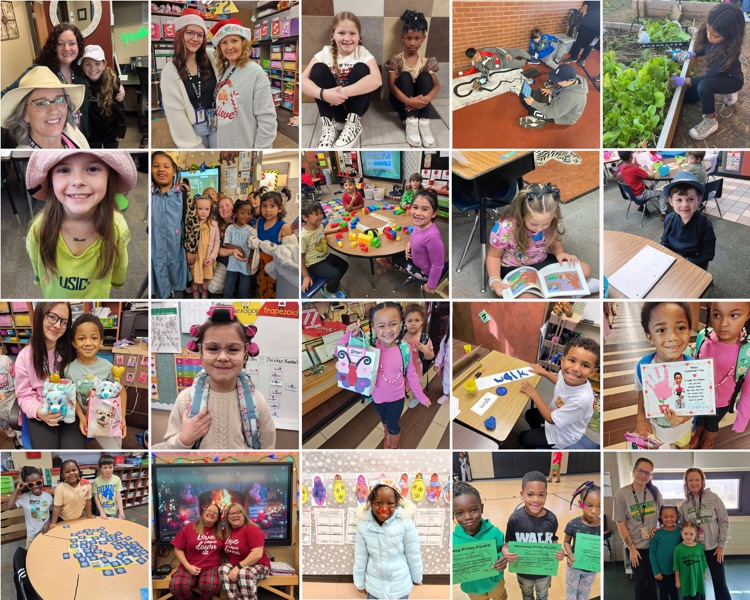 Collage of student memories from the year