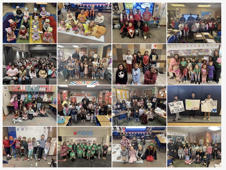 student collage of memories from this school year