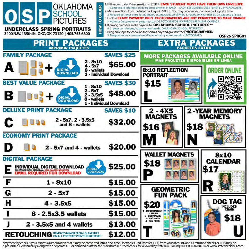 The form to order spring pictures