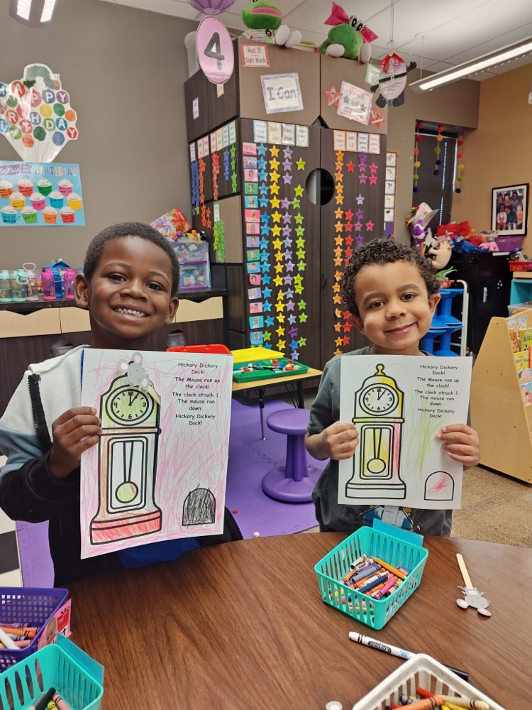 Pre-K students playing in the classroom during fairytale week