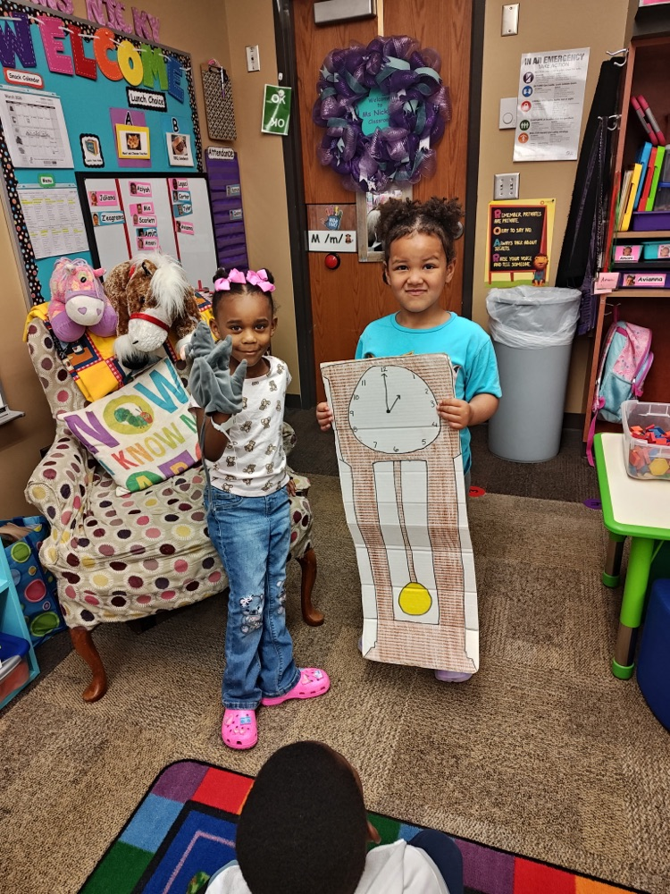 Pre-K students playing in the classroom during fairytale week