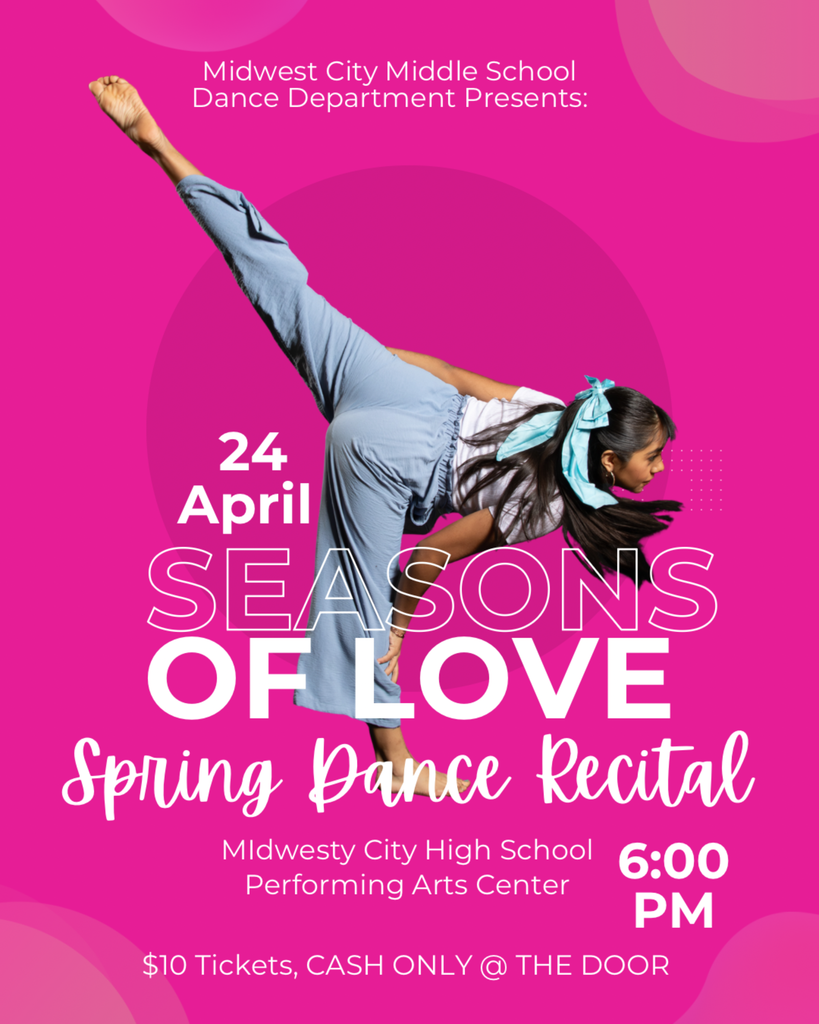 A pink background with a dancer balancing one one leg with the other up in the air behind her while bent over