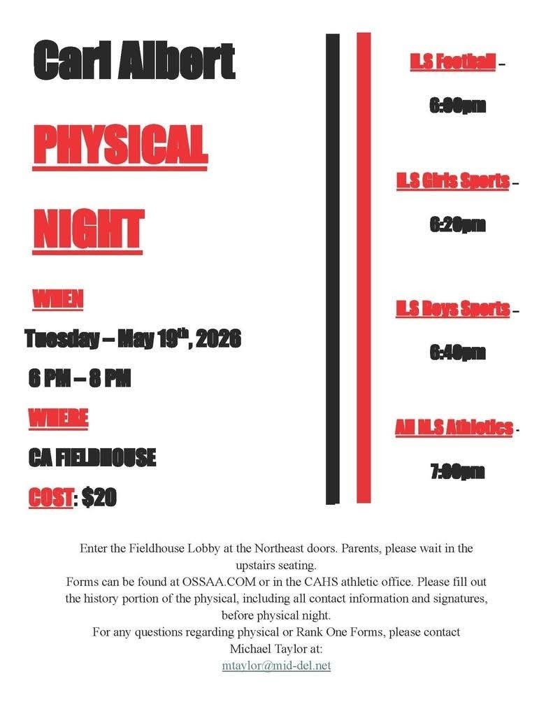 CA Physical Night