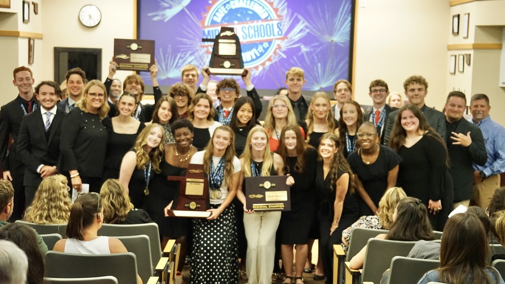 The Carl Albert Boys and Girls Swim Teams were recognized at the April 13th Board of Education for making history, both winning the Class 5A State Championship, the first time a school has swept both titles in 5A!  #OneDistrictOneFamily #mdpurpose #StateChamps