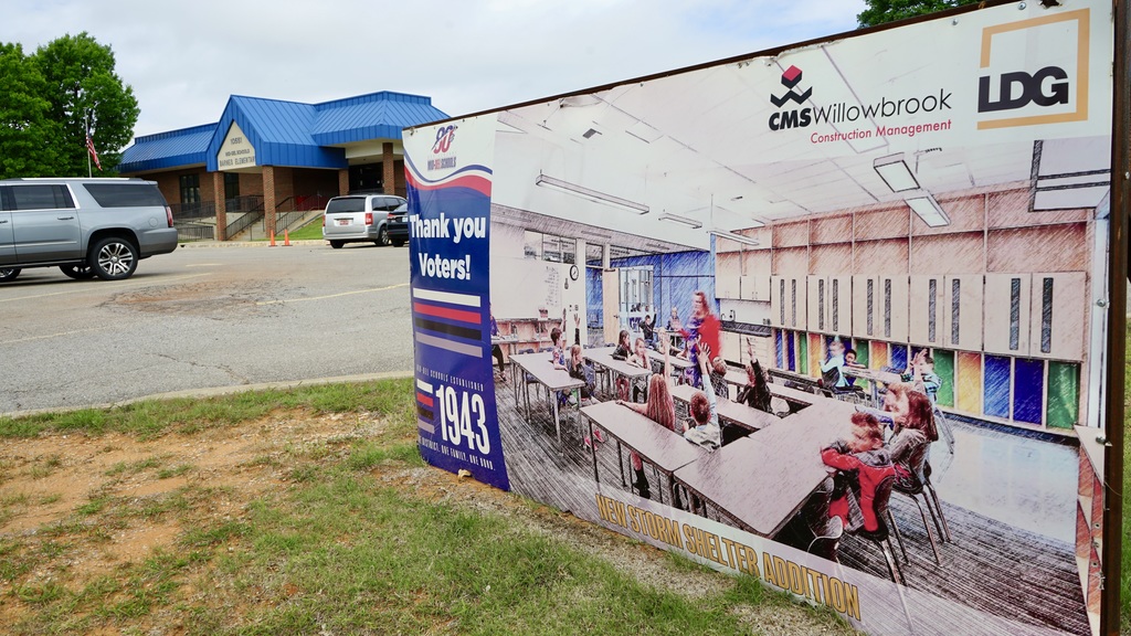 Big moment for our Barnes Bluejays! 💙✂️ Today, Barnes Elementary celebrated the completion of its new classroom addition and storm shelter, a space designed to support learning and provide an added layer of safety for our students and staff.  This project is a direct result of our community’s support of the recent bond election, and we are incredibly grateful. Because of you, our students have access to safe, modern learning environments where they can thrive.  The highlight of the day? Our very own Barnes kindergarten students helped cut the ribbon! These future first graders will be the very first to learn in the new classrooms this fall, and we can’t wait to see them grow in this space.  Thank you for investing in our schools and our future. #OneDistrictOneFamily #ChooseMidDel #mdpurpose