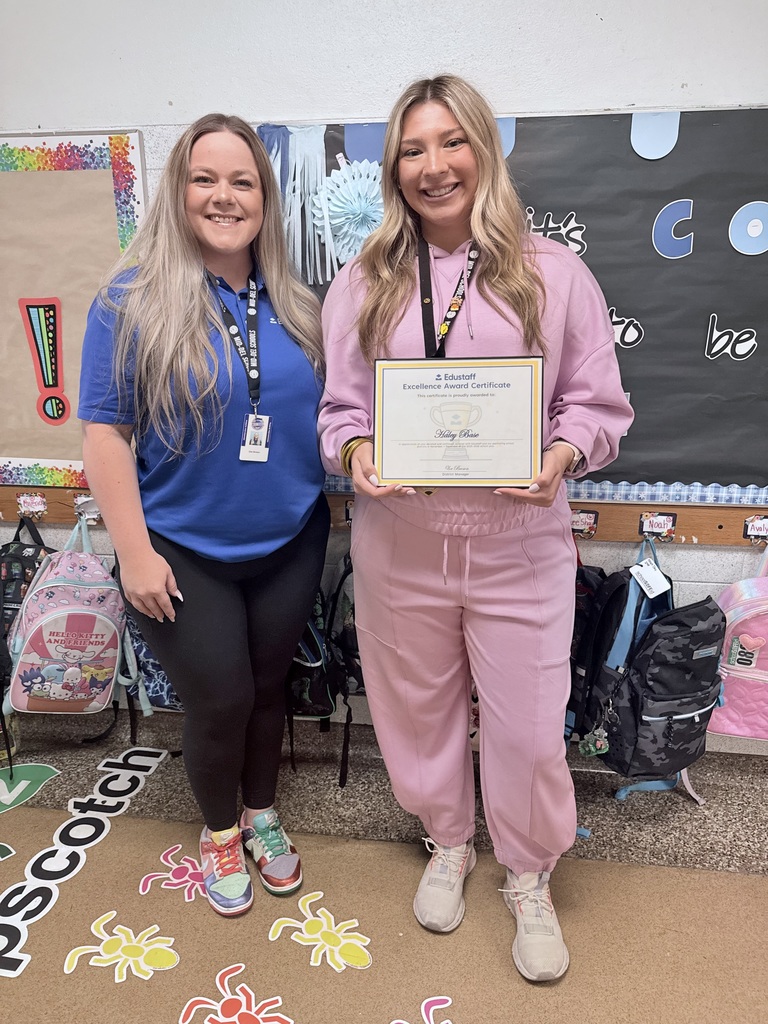 “Please help us in congratulating Haley Base, Edustaff Substitute Teacher in Mid-Del, for winning the February Edustaff Excellence Award! Thank you, Haley, for your hard work and dedication in supporting the students and teachers of Mid-Del!”